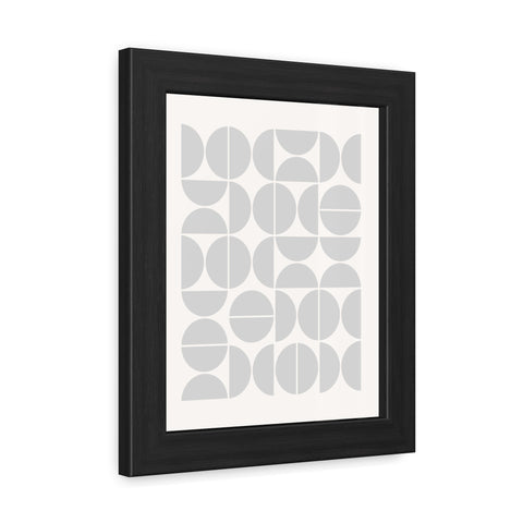 Crown 1 - Minimalist Geometric Framed Poster - Modern Wall Art for Home Decor