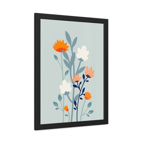 Floral Growth 1 - Framed Poster - Aesthetic Wall Art for Home Decor