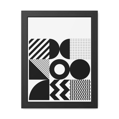 Modern Geometric Framed Poster for Stylish Home Decor