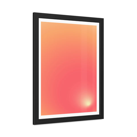 Sunrise 2 - Gradient Framed Poster - Modern Wall Art for Home Decor