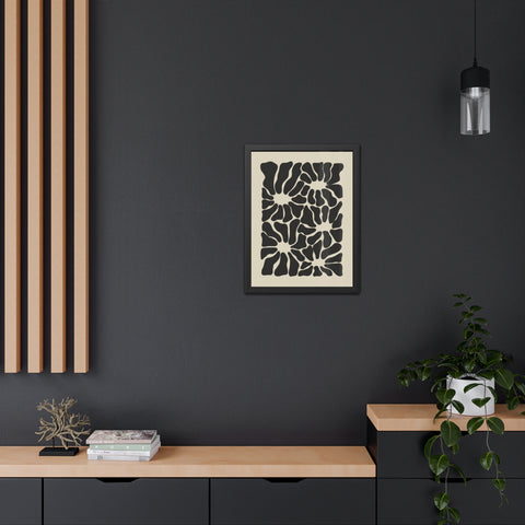 Boho Floral 2 - Abstract Wall Art Framed Posters - Modern Home Decor