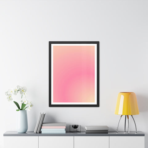 Sunrise 4 - Elegant Gradient Framed Posters - Minimalist Art for Home Decor