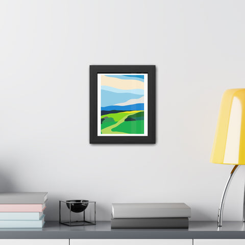Scapes 2 - Vibrant Landscape Framed Poster - Modern Wall Art for Home Décor