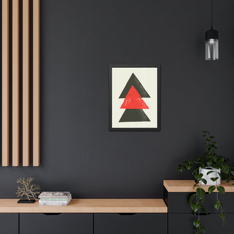 Jonathan 2 - Modern Geometric Framed Poster - Stylish Wall Art for Home Décor