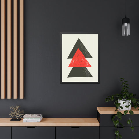 Jonathan 2 - Modern Geometric Framed Poster - Stylish Wall Art for Home Décor