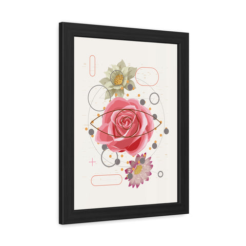 Lavish 2 - Boho Floral Framed Poster - Modern Home Aesthetic Decoration