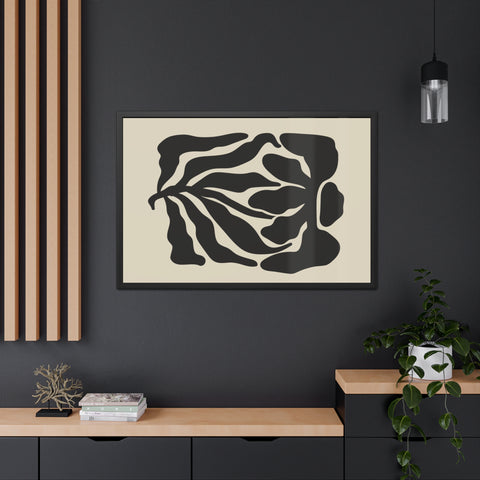 Melancholy 3 - Modern Abstract Framed Poster - Minimalist Wall Art for Home Decor