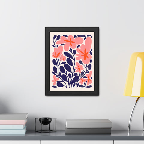 Florish 1 - Botanical Framed Poster | Floral Wall Art for Home Decor