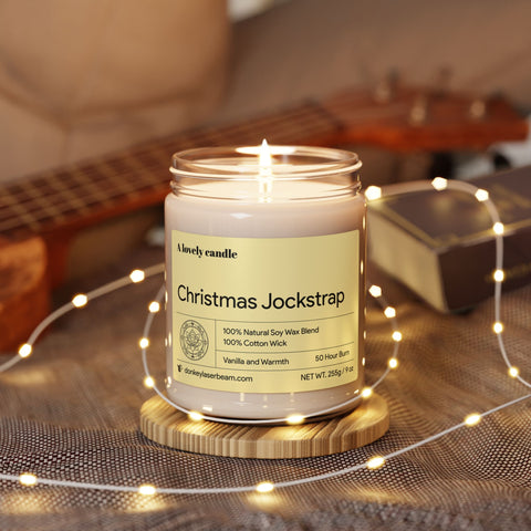 Christmas Jockstrap - Scented Soy Candle, 9oz