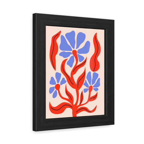 Marinda 7 - Vibrant Floral Art Framed Poster - Modern Home Decor