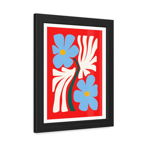 Natural Formation 3 - Vibrant Floral Framed Poster - Modern Home Decor Art