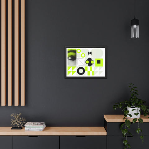 Modern Geometric Framed Poster Art – Eye-Catching Home Decor