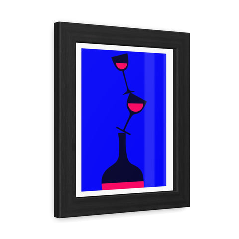 Wine Country 10 - Chic Wine-Themed Framed Poster | Modern Art for Wine Lovers