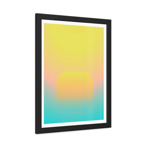 Sunrise 1 - Abstract Gradient Framed Posters - Modern Wall Art for Home Decor