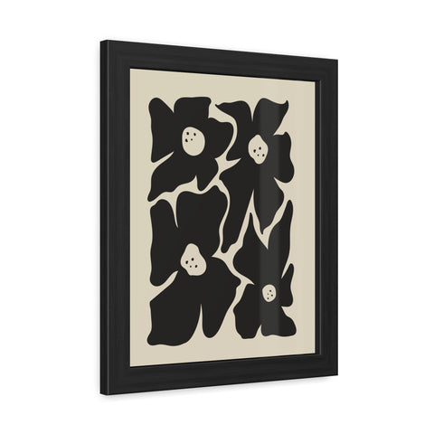 Boho Floral 1 - Framed Poster - Modern Wall Art for Home Decor