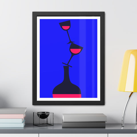 Wine Country 10 - Chic Wine-Themed Framed Poster | Modern Art for Wine Lovers