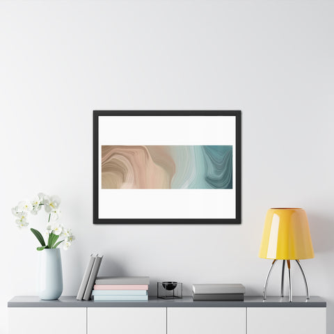 Rock Formation 1 - Abstract Wave Framed Poster | Modern Home Decor | Serenity & Style