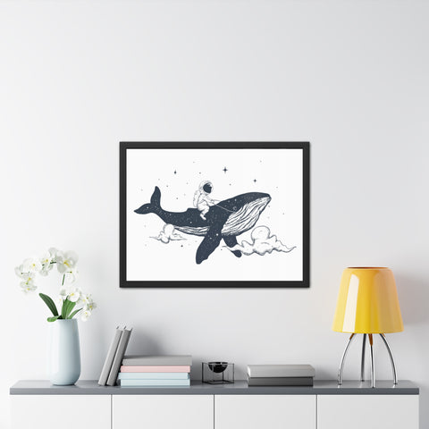 Whale Rider - Framed Print