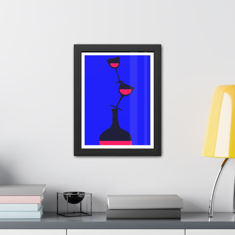 Wine Country 10 - Chic Wine-Themed Framed Poster | Modern Art for Wine Lovers