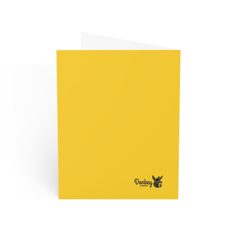 Bruh! You Got Some Rizz (Dinosaur skiing) - Greeting Card