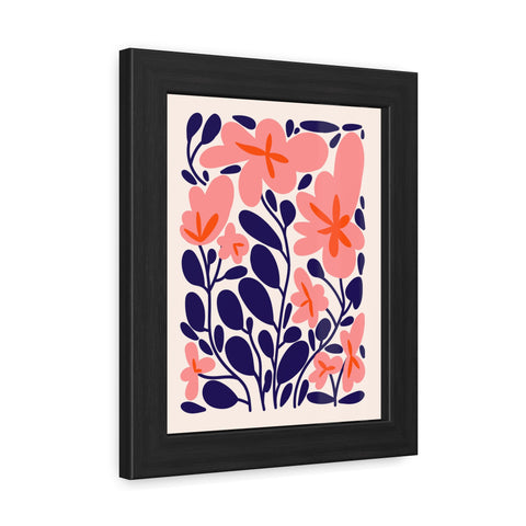 Florish 1 - Botanical Framed Poster | Floral Wall Art for Home Decor
