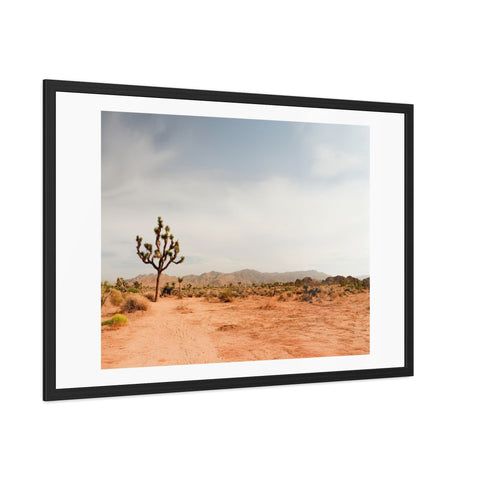 Coachella Valley - Desert Landscape Framed Poster - Serene Wall Art for Home & Office