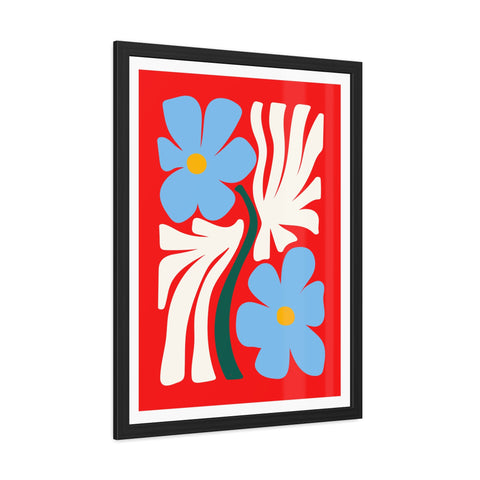 Natural Formation 3 - Vibrant Floral Framed Poster - Modern Home Decor Art