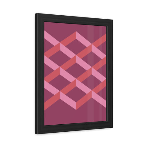 Geometric Framed Poster - Modern Wall Art for Contemporary Decor