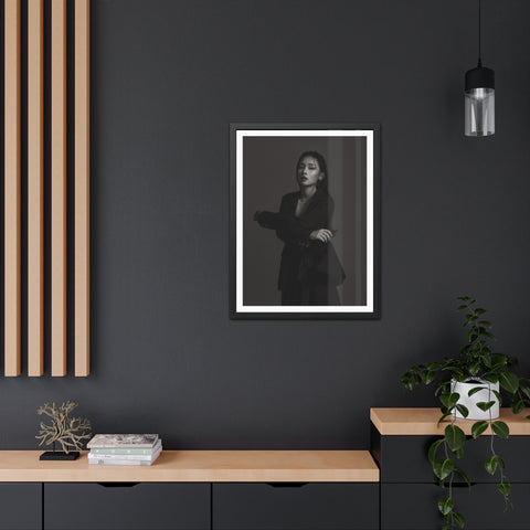 Xiang Sue - Elegant Monochrome Framed Poster - Stylish Wall Art for Modern Decor