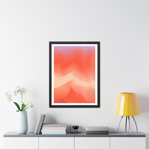 Spiritual 3 - Abstract Sunset Framed Poster - Modern Wall Art for Home Decor
