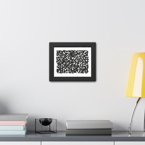 Smith 1 - Modern Abstract Framed Posters - Urban Art Decor for Home & Office