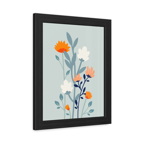 Floral Growth 1 - Framed Poster - Aesthetic Wall Art for Home Decor