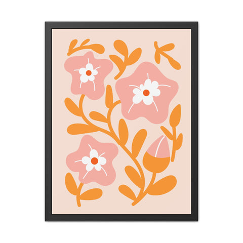 Marinda 8 - Botanical Framed Poster - Floral Wall Art for Home Décor
