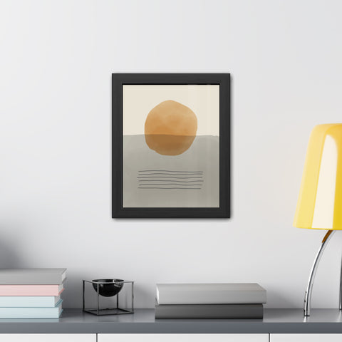 Watercolor Abstract 3 - Framed Print