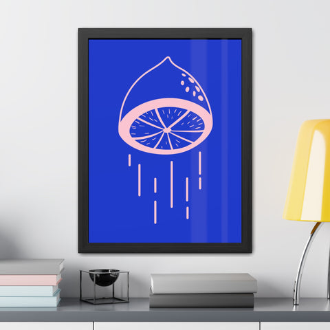 When life gives you lemons 4 - Lemon Drip Framed Poster | Vibrant Wall Art for Home Decor