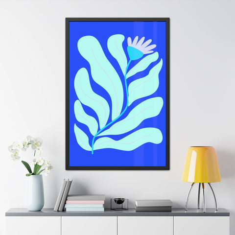 Italian Kitch 3 - Vibrant Floral Framed Poster - Modern Botanical Wall Art for Home Decor