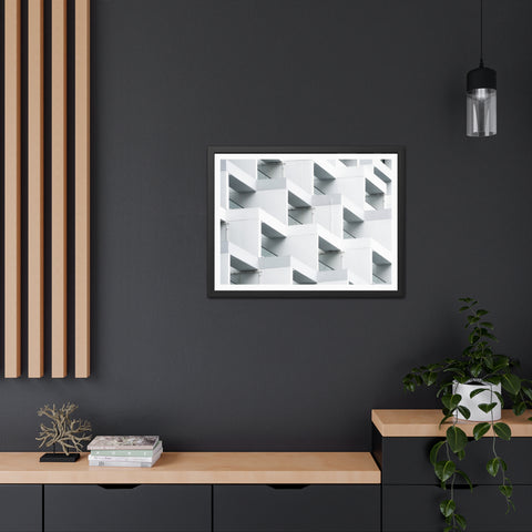Blocks - Architecture - Framed Print