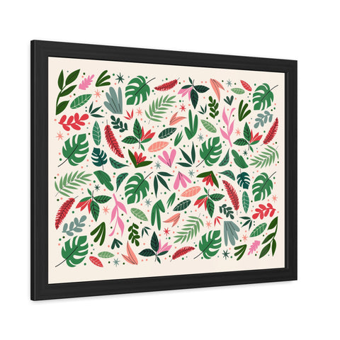 Almost that time of the year - Vibrant Floral Framed Poster | Botanical Wall Art for Home Decor