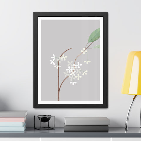 Botanical Gradual 3 - Floral Framed Poster - Elegant Wall Art for Home Decor
