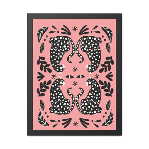 Mirror 2 - Stylish Framed Animal Print Poster - Modern Home Decor