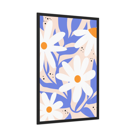 Marinda 10 - Floral Framed Poster – Cheerful Daisy Wall Art for Home Décor