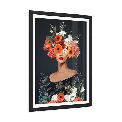 Flowerhead - Blooming Beauty Framed Poster - Floral Art for Home Decor