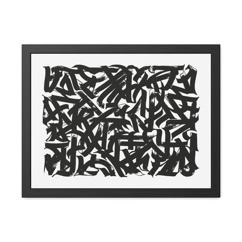 Smith 1 - Modern Abstract Framed Posters - Urban Art Decor for Home & Office