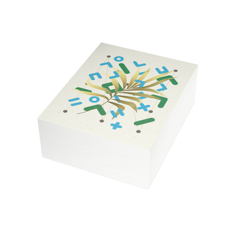 Botanical Geometric Greeting Card — Abstract Greeting Card - Illustrated, Beautiful, any occasion