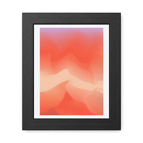 Spiritual 3 - Abstract Sunset Framed Poster - Modern Wall Art for Home Decor