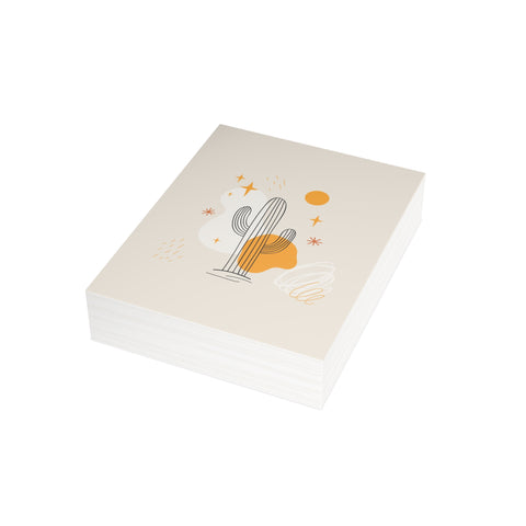 Cactus Greeting Cards — Abstract Greeting Card - Illustrated, Beautiful, any occasion