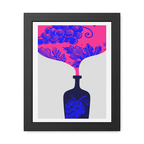Wine Country 11 - Vibrant Wine-Themed Framed Poster for Home Decor