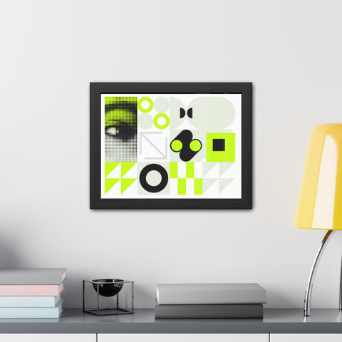 Modern Geometric Framed Poster Art – Eye-Catching Home Decor