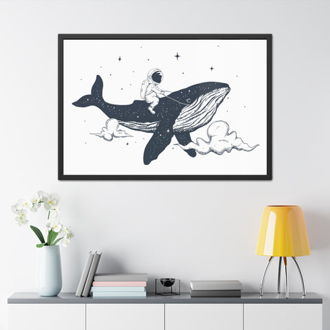 Whale Rider - Framed Print
