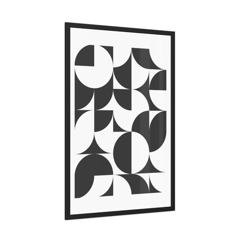 Gridline 3 - Modern Geometric Framed Posters - Stylish Wall Art for Minimalist Decor
